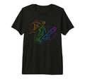 Soccer Goalie Player Sports Tri Blend T-Shirt - Trendy Graphic Men Women