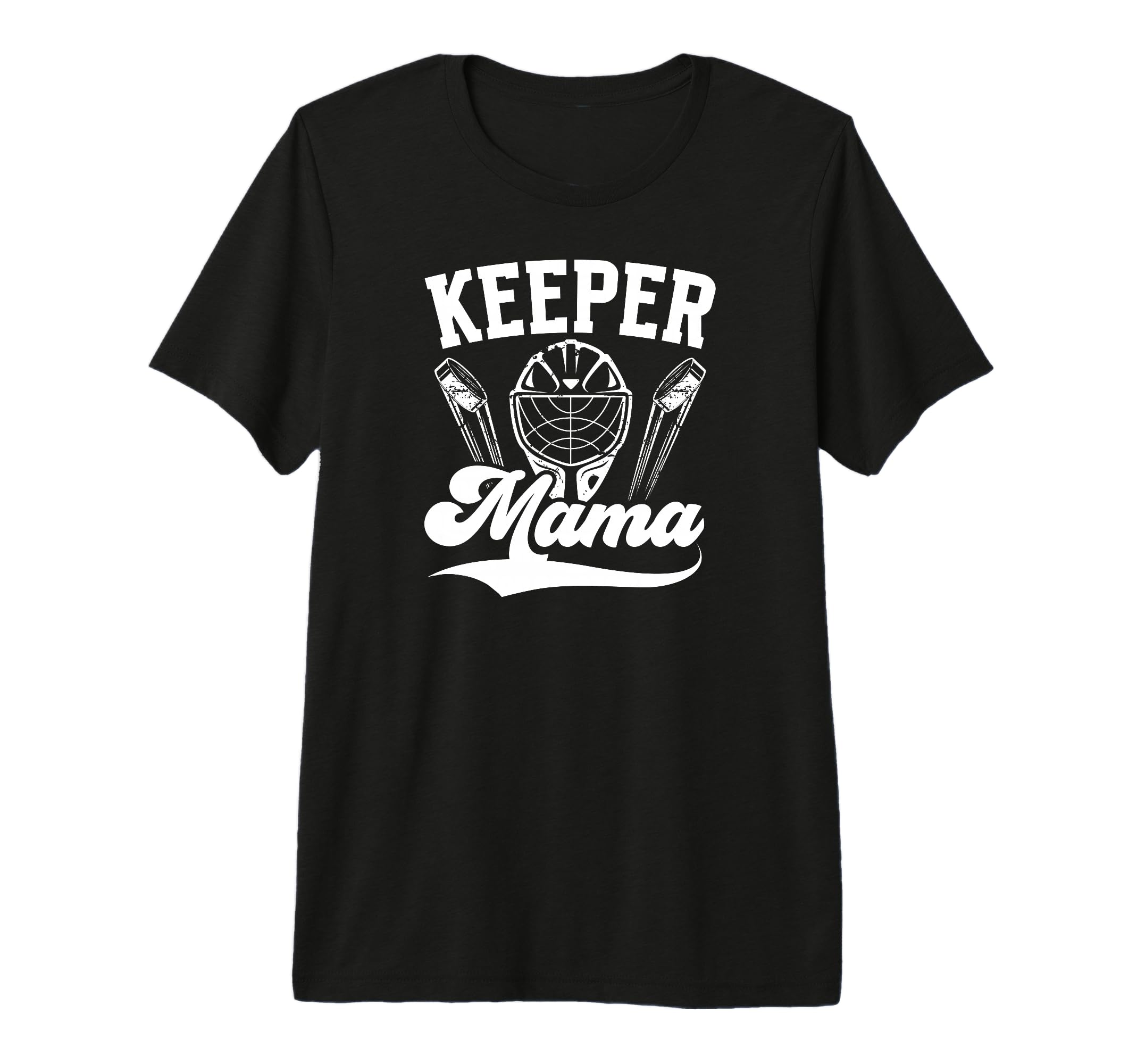Ice Hockey Keeper Mama Ice Hockey T-Shirt - Casual Everyday Wear Men Women