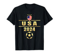 American Flag Soccer Team Womens Soccer T-Shirt - Trendy Graphic Unisex