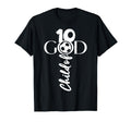 Jesus Christ 10 Years Child God Soccer T-Shirt - Minimalist Print Unisex