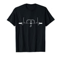 Foosball Goalkeeper Heartbeat Table T-Shirt - Custom Art Print for Adults