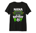 Nana Birthday Soccer Ball Family T-Shirt - Minimalist Print Unisex