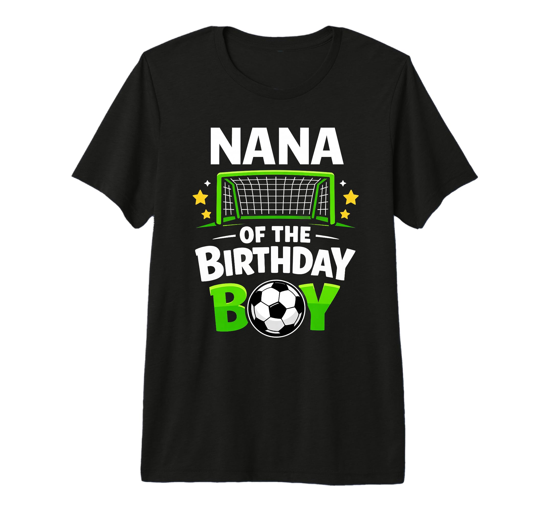 Nana Birthday Soccer Ball Family T-Shirt - Minimalist Print Unisex