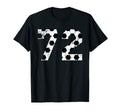 Soccer 72 Jersey Number T-Shirt - Custom Art Print Unisex
