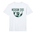 Michigan State Msu Spartans Soccer Arch T-Shirt - Minimalist Print Unisex