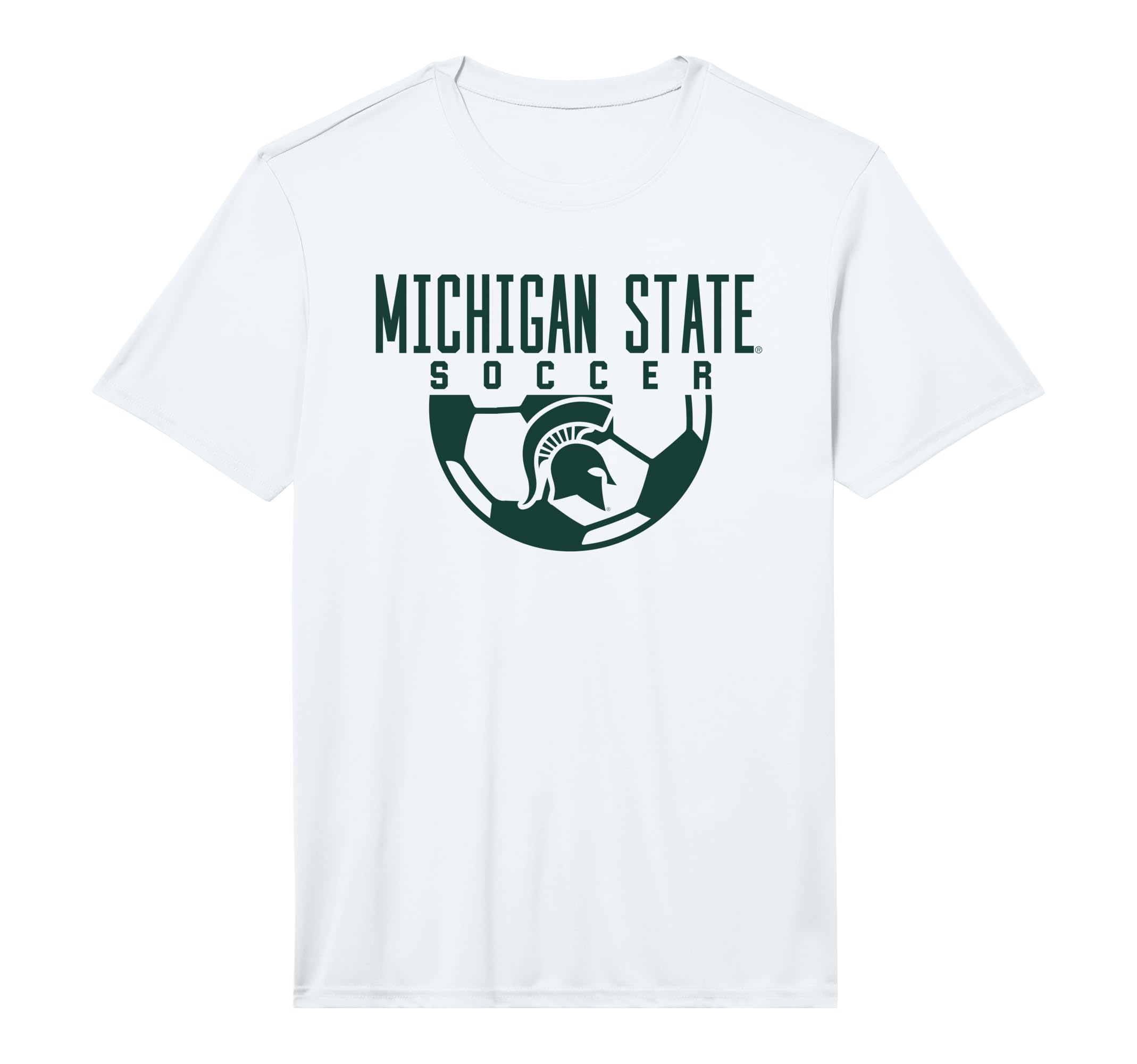 Michigan State Msu Spartans Soccer Arch T-Shirt - Minimalist Print Unisex