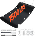 VEVOR Yard Drag Sled, 90 x 46 in, 1500lbs Heavy Duty Utility Sled, HDPE Drag Glider with Ropes & Pull Cables, Hand & Vehicle Use Game Hauler for Firewood Ice Fishing,Compatible with ATVs UTVs Tractors