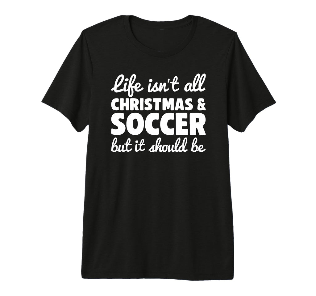 Funny And Soccer And Tri Blend T-Shirt - Unique Graphic Men Women