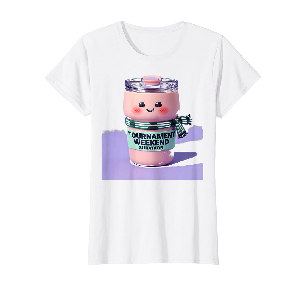 Tournament Weekend Survivor Soccer Mom T-Shirt - Minimalist Print Men Women