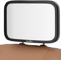 Leo and Ella - Baby Car Mirror - Extra Large & Ultra Clear Infant View, Crash Tested Shatterproof Design w/ 360° Adjustable Mount, Premium Car Mirror For Baby