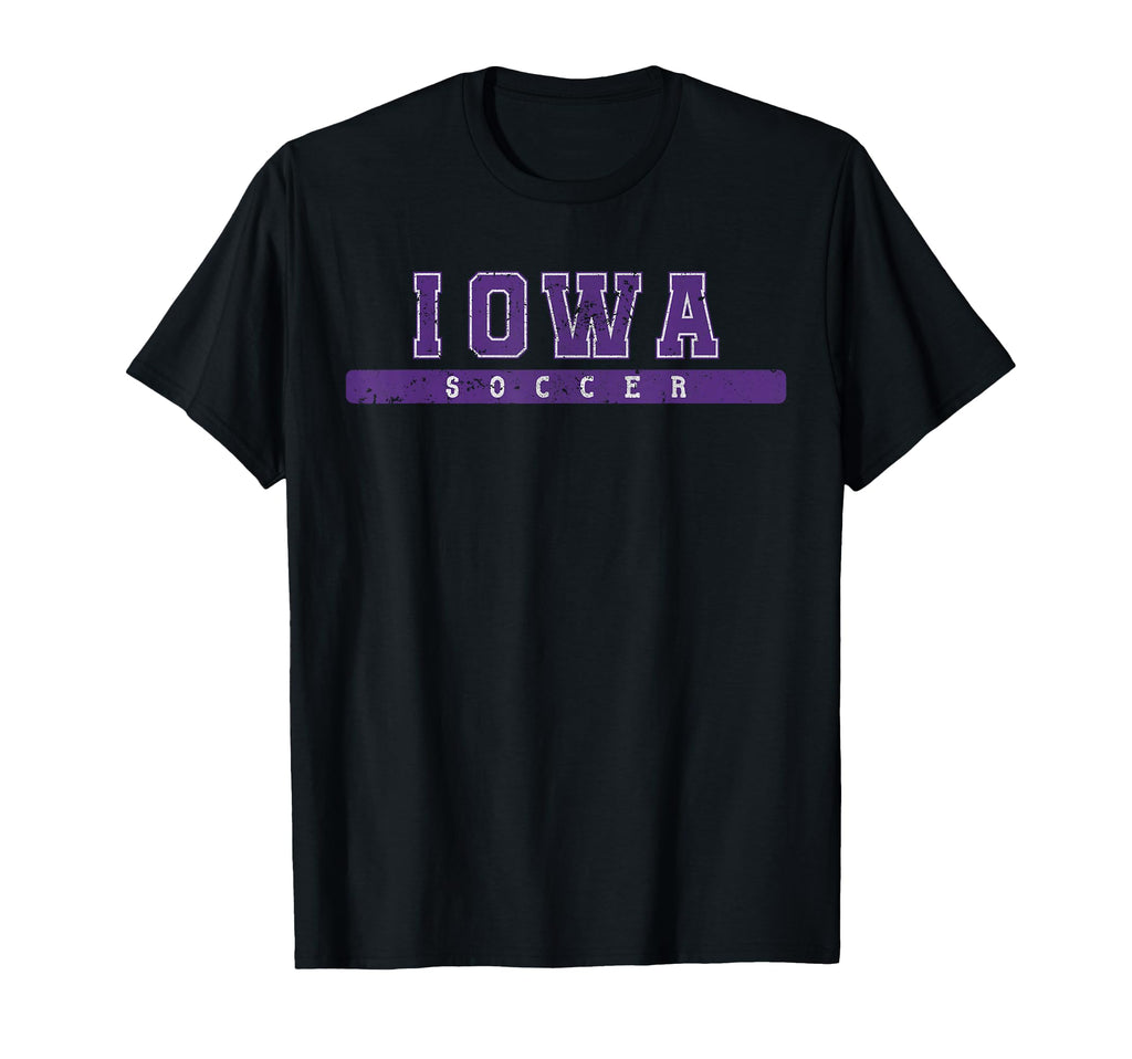 Iowa Soccer Tees Tanks Tops T-Shirt - Trendy Graphic Unisex