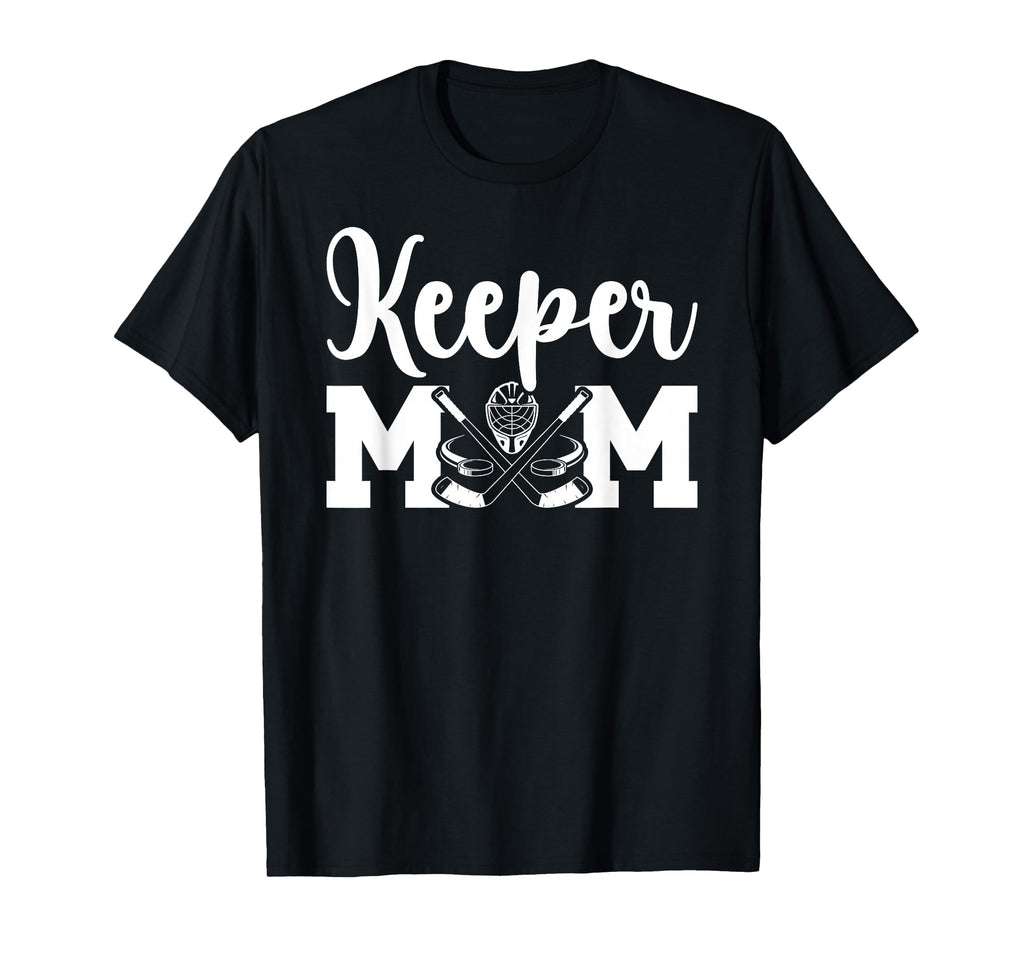 Hockey Keeper Mom Ice Hockey Goalie T-Shirt - Minimalist Print Men Women