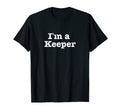 Funny Soccer Im Keeper Distressed T-Shirt - Graphic Print for Adults