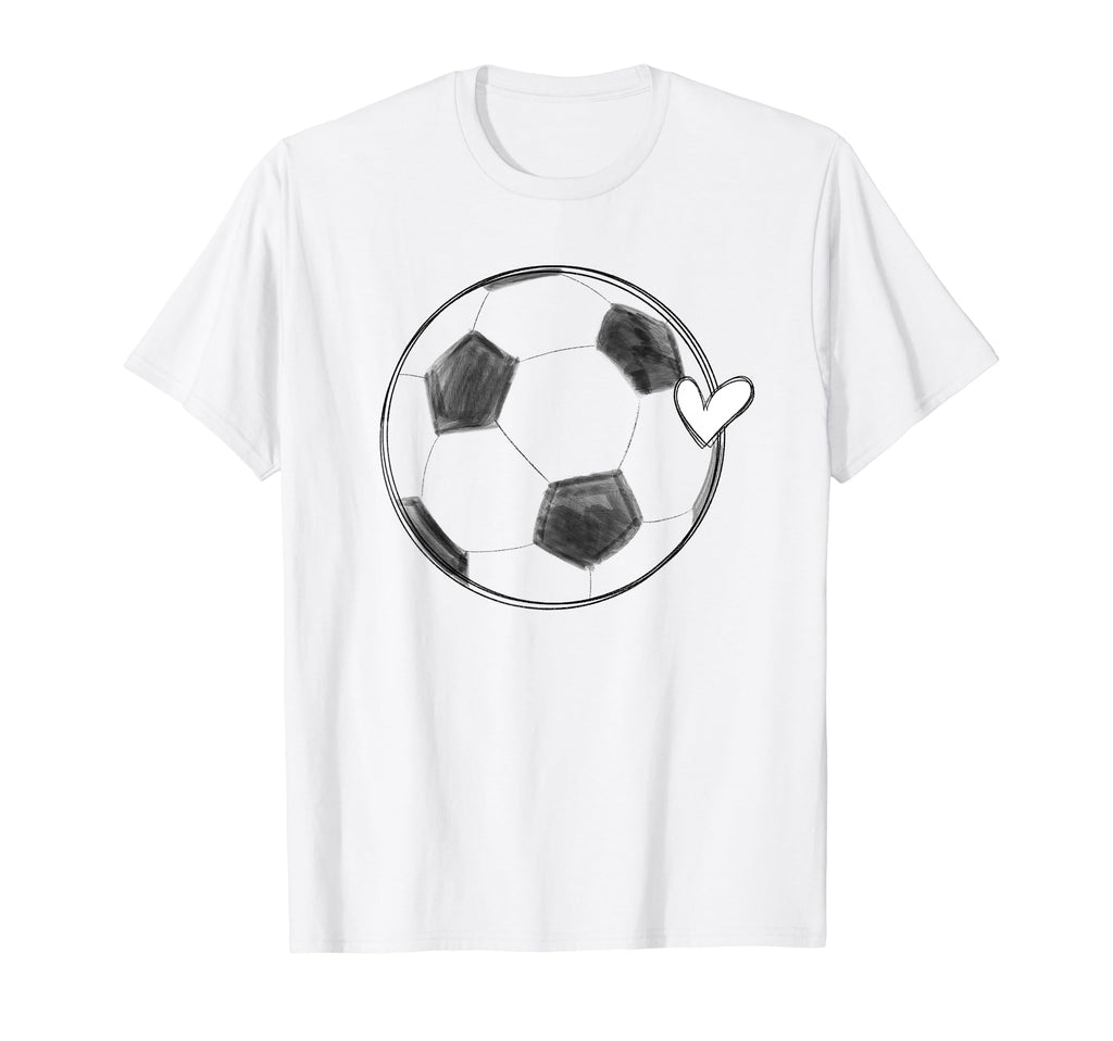 Soccer Love T-Shirt - Casual Everyday Wear Unisex