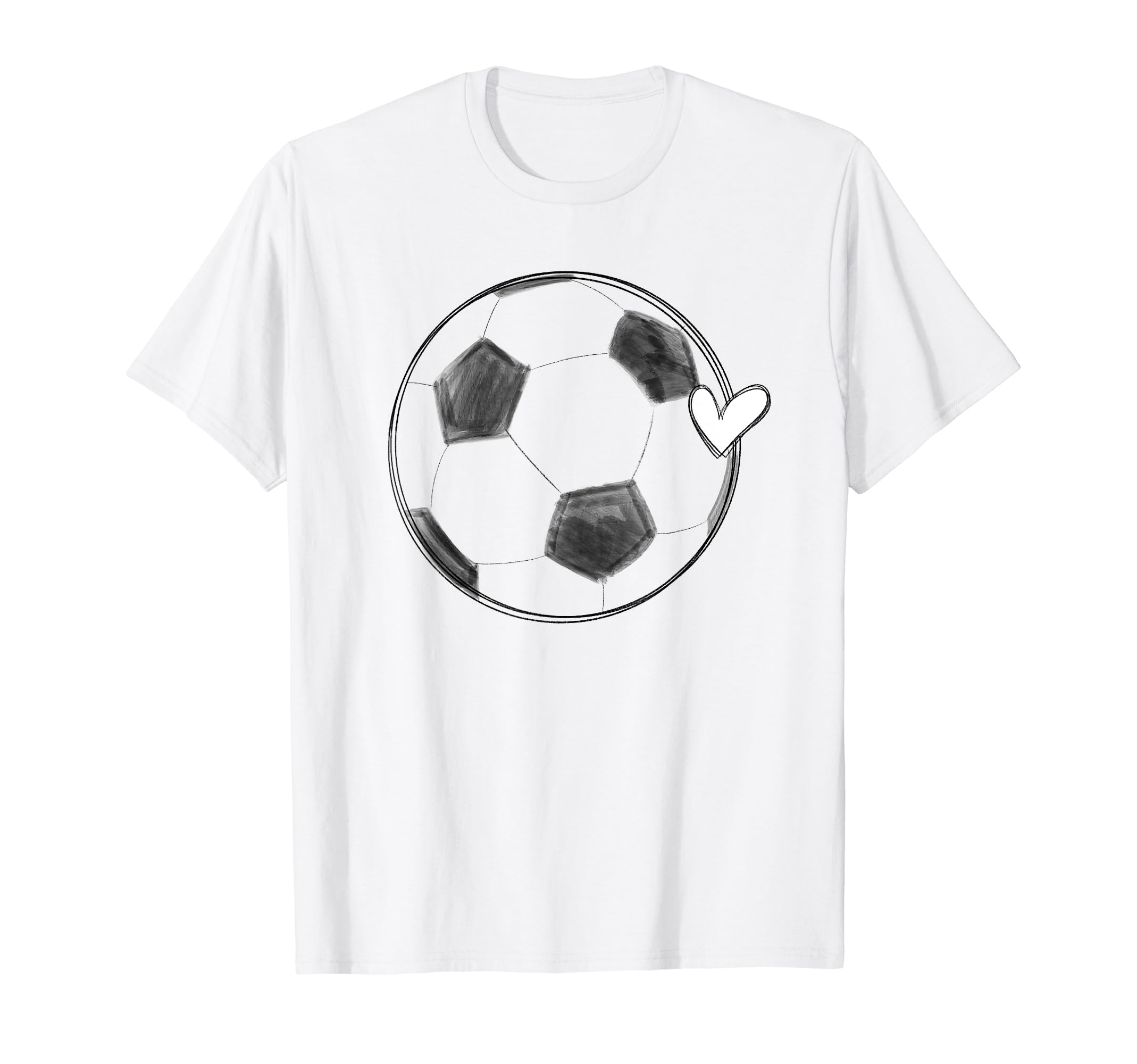 Soccer Love T-Shirt - Casual Everyday Wear Unisex