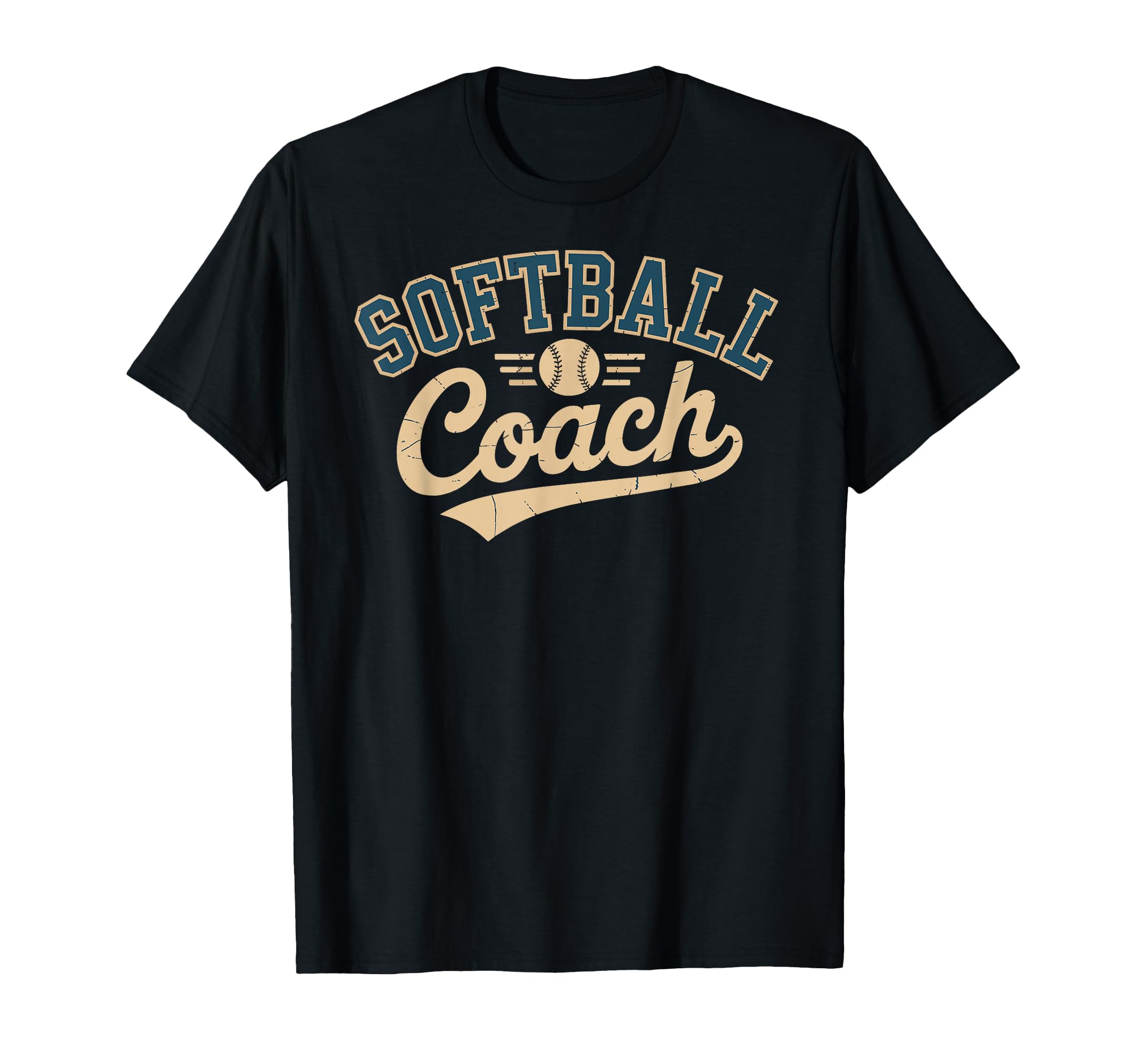 Funny Softball Coach Coaching T-Shirt - Casual Everyday Wear for Adults