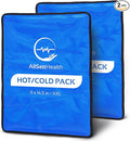 Reusable Ice Packs for Injuries Reusable | 11" x 14.5" - 2 Pack XL | Hot & Cold Pack | Large Ice Pack for Back Pain Relief, Flexible When Frozen | Cold Compress for Back, Knee, and Shoulder Injuries