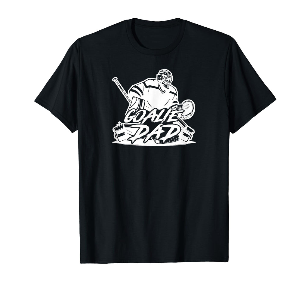 Ice Hockey Goalie Dad Hockey Keeper T-Shirt - Custom Art Print Unisex