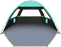 Gorich Beach Tent Sun Shelter for 3/4-5/6-7/8-10 Person with UPF 50＋ UV Protection, Lightweight & Easy Setup Beach Shade Canopy, Portable Beach Shade Tent Beach Cabana