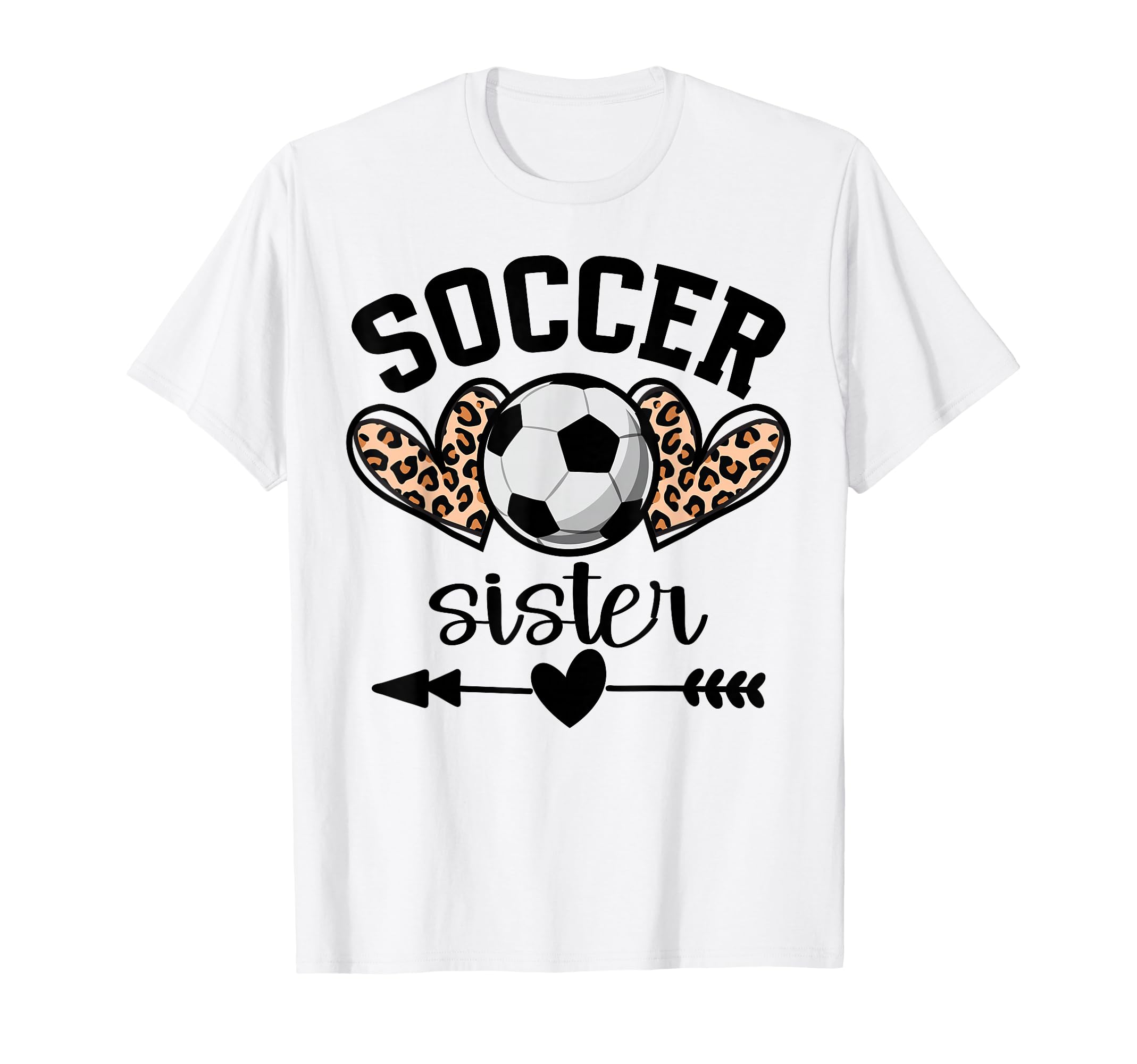 Soccer Sister Womens Soccer Sister T-Shirt - Unique Graphic for Adults