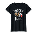 Soccer Mom Leopard Heart T-Shirt - Trendy Graphic for Adults