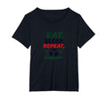 Eat Sleep Soccer Repeat Funny Sports T-Shirt - Custom Art Print Men Women