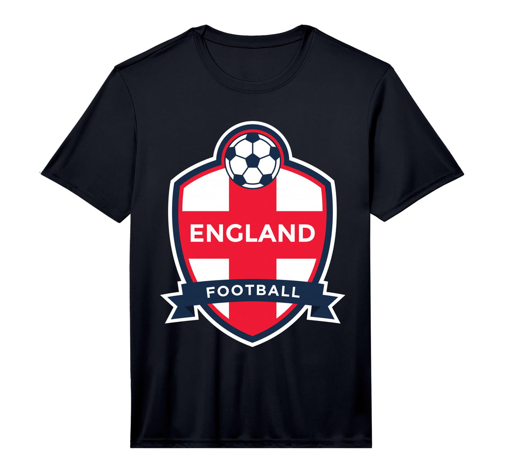 England Flag Football Soccer English T-Shirt - Aesthetic Graphic Unisex