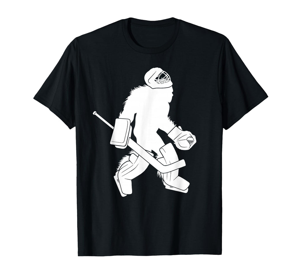 Hockey Goalie Bigfoot Goalkeeper T-Shirt - Streetwear Style Men Women
