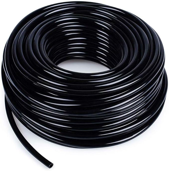 Drip Irrigation kit Plant Watering System Gravity Fed Irrigation Water Drip Setfor Garden Greenhouse Yard Lawn Home or Vacation Use 10M 4/7" Tube 20 Nozzles
