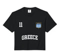 Greece No 11 Greek Flag Football Hoodie - Fun Novelty Design Men Women