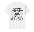 Coquette Bow Soccer Grandma Game Day T-Shirt - Minimalist Print Men Women