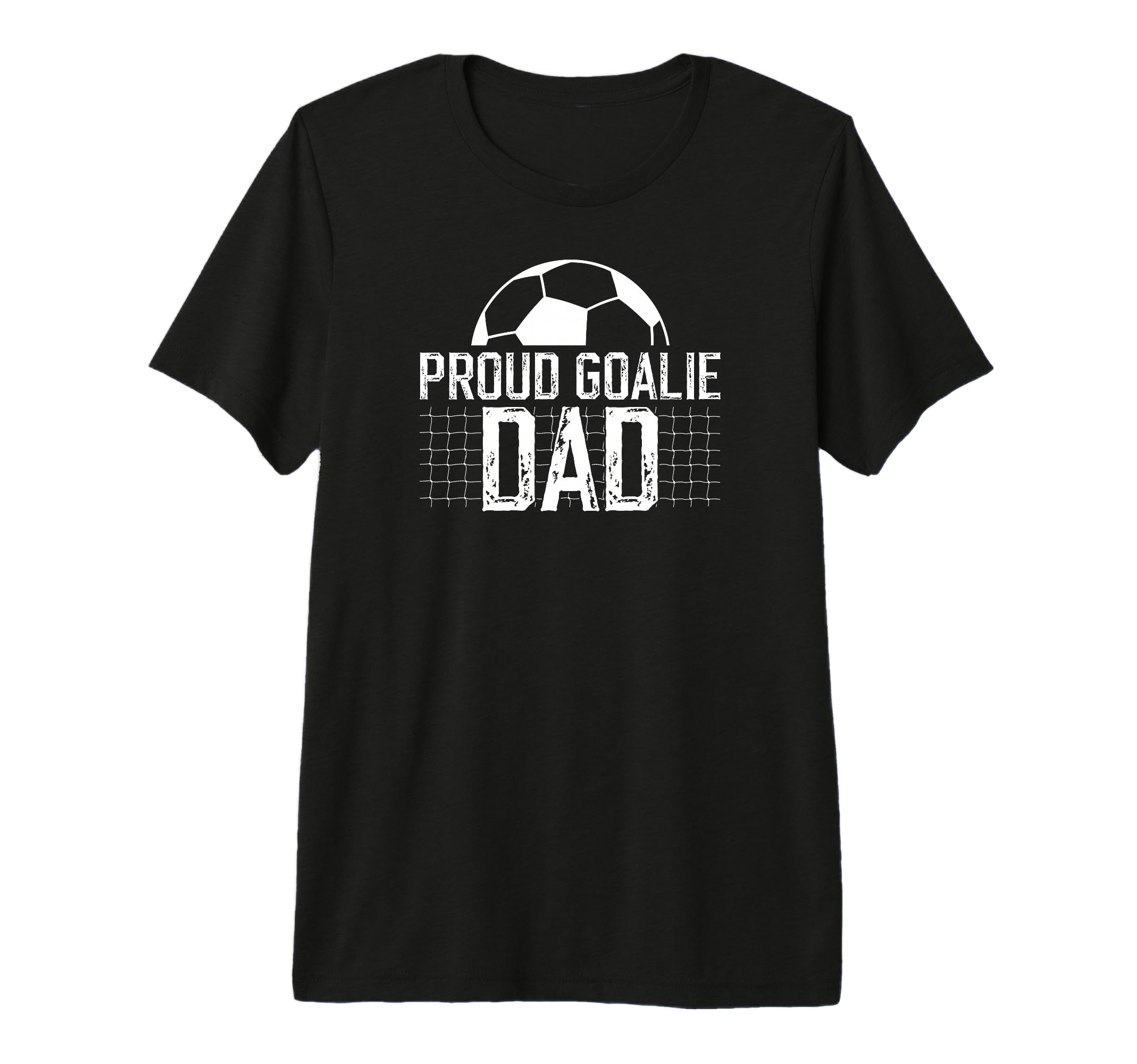 Mens Proud Soccer Goalie Dad Soccer T-Shirt - Trendy Graphic for Adults