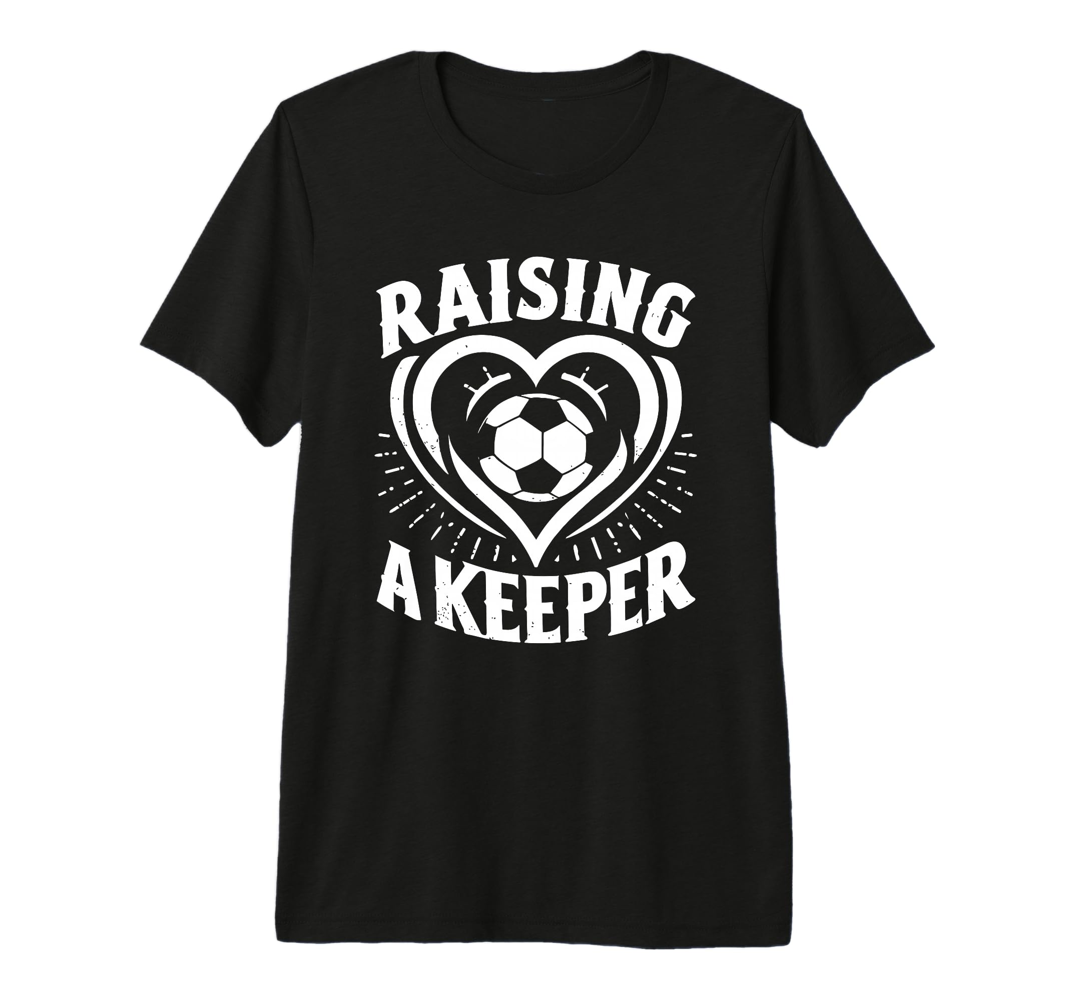 Raising Keeper Goalie Soccer T-Shirt - Custom Art Print for Adults