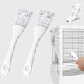 Bird Cage Cleaner with Long Handle & Shovel – Easy Bird Droppings Removal Brush for Parrot & Pet Cages & Bird Perch – Durable Cage Cleaning Tool & Accessory (2)