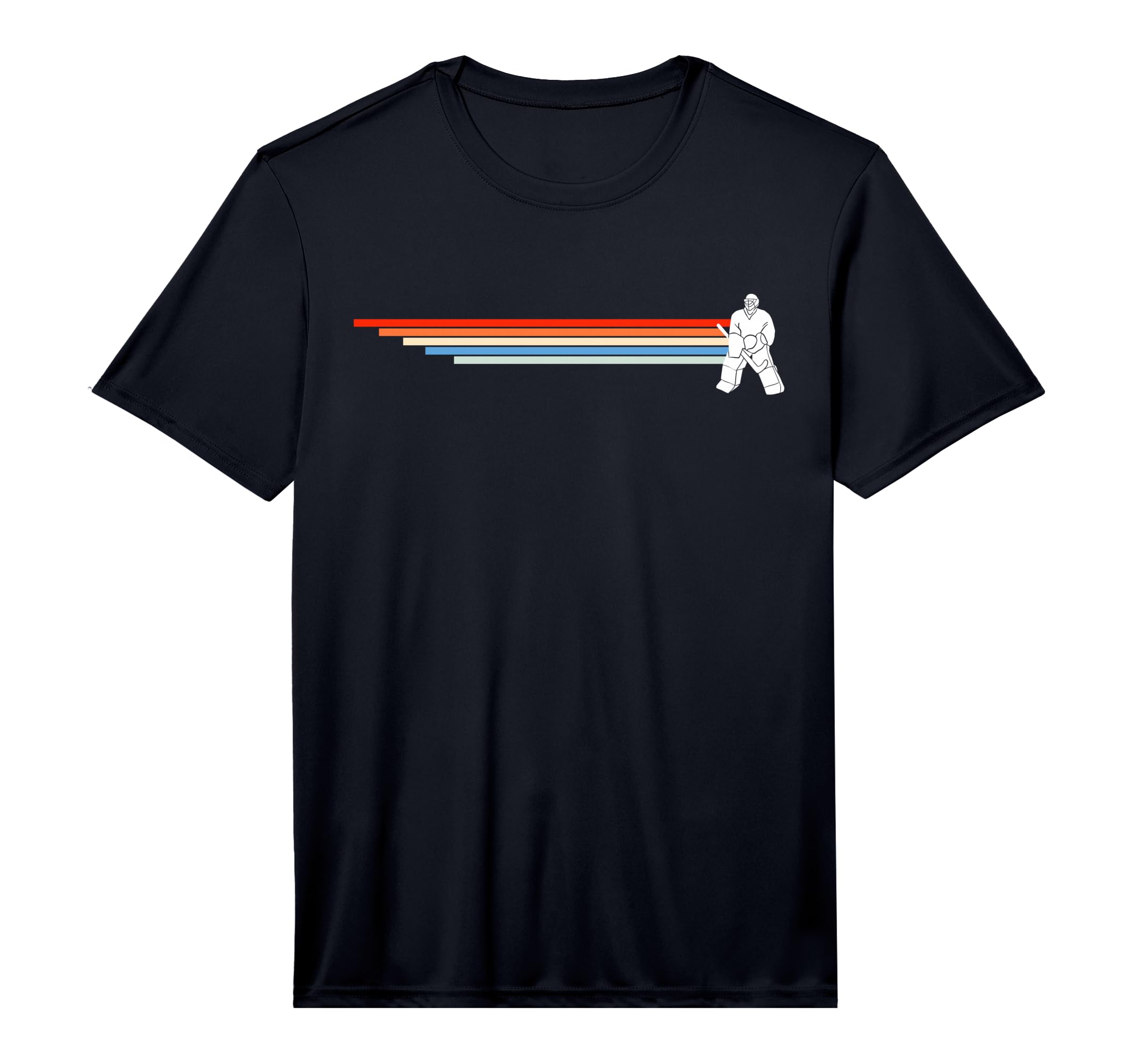 Ice Hockey Goalkeeper Performance T-Shirt - Trendy Graphic Unisex