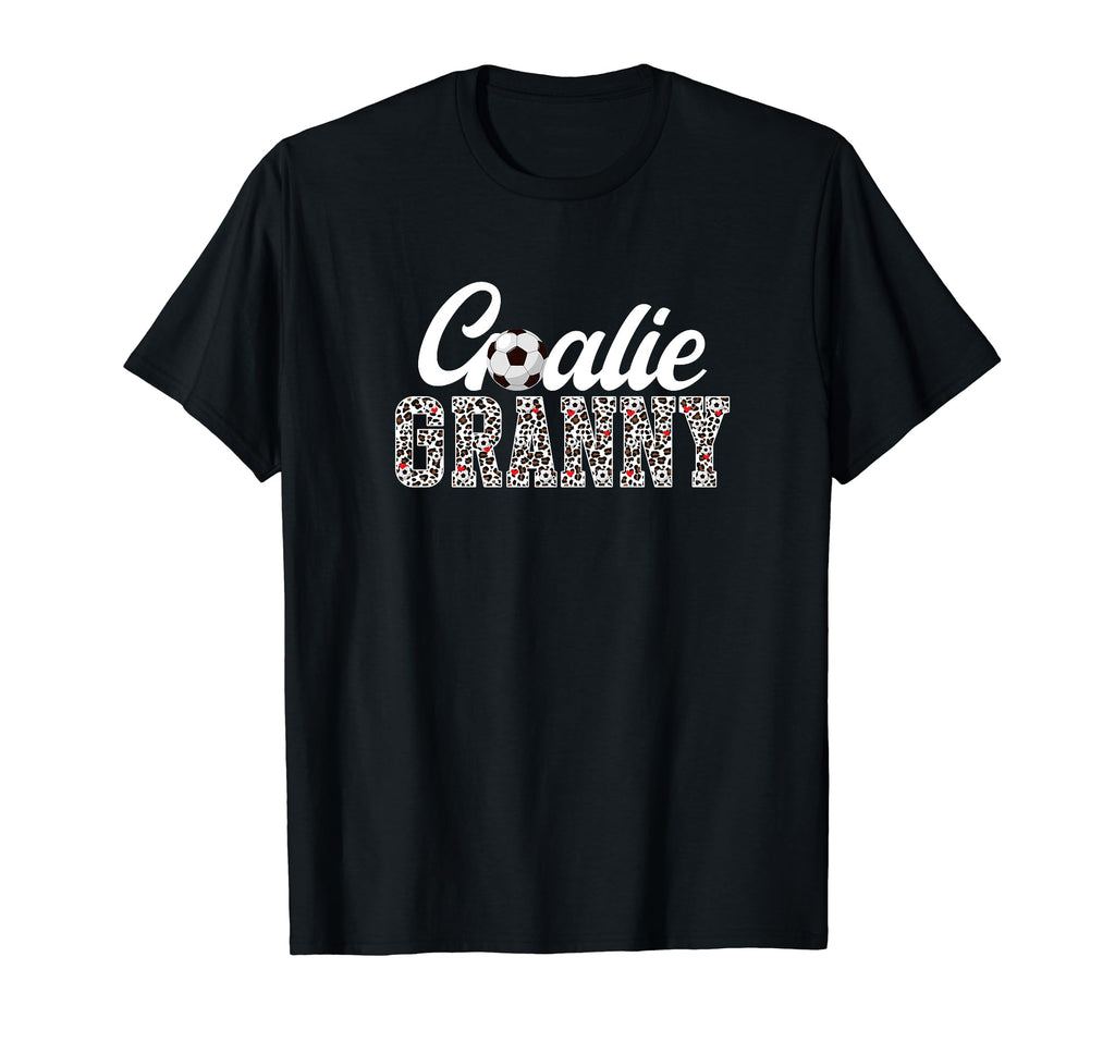 Soccer Goalie Granny Leopard T-Shirt - Fun Novelty Design for Adults