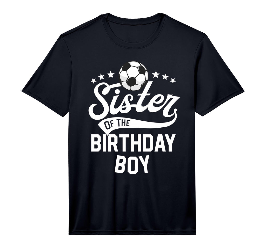 Sister Birthday Matching Family Soccer T-Shirt - Minimalist Print Unisex