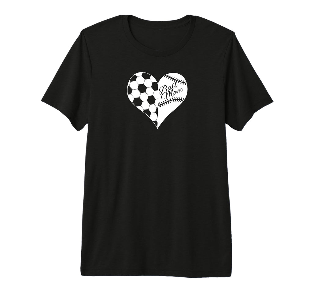 Baseball Laces Soccer Ball Pattern T-Shirt - Fun Novelty Design for Adults