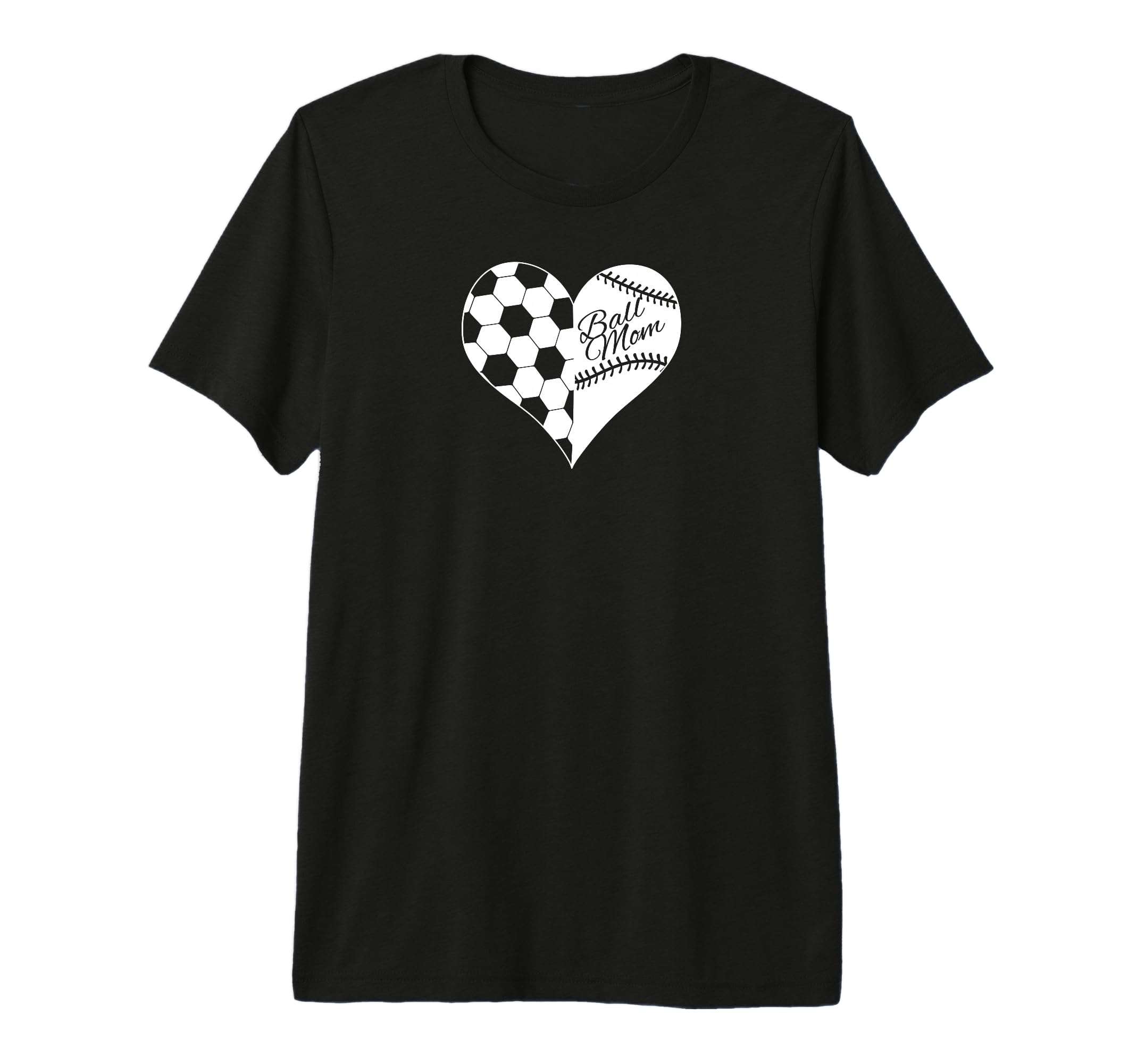 Baseball Laces Soccer Ball Pattern T-Shirt - Fun Novelty Design for Adults