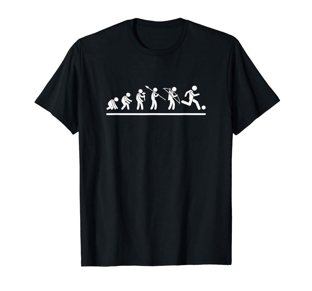 Futsal Player Evolution Soccer Funny T-Shirt - Minimalist Print Men Women