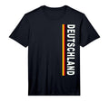 Deutschland Soccer Flag Performance T-Shirt - Custom Art Print Unisex