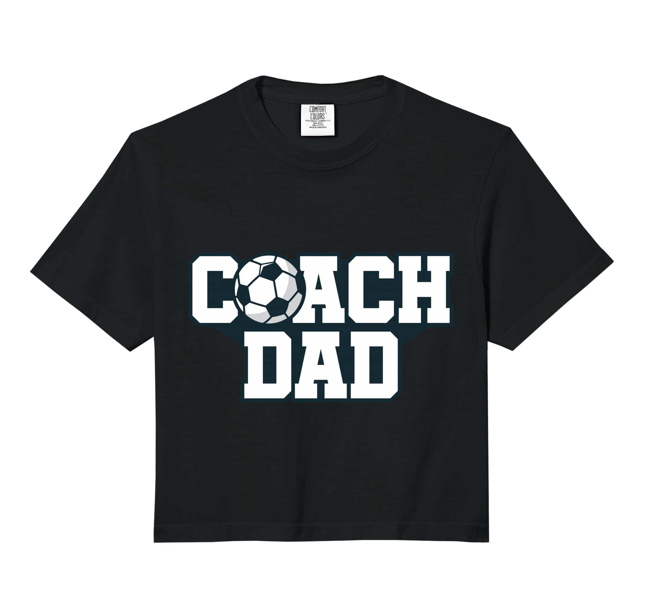 Soccer Coach Dad Gift Comfort Colors Hoodie - Fun Novelty Design Men Women