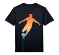 Silhouette Soccer Player Goalkeeper T-Shirt - Unique Graphic for Adults