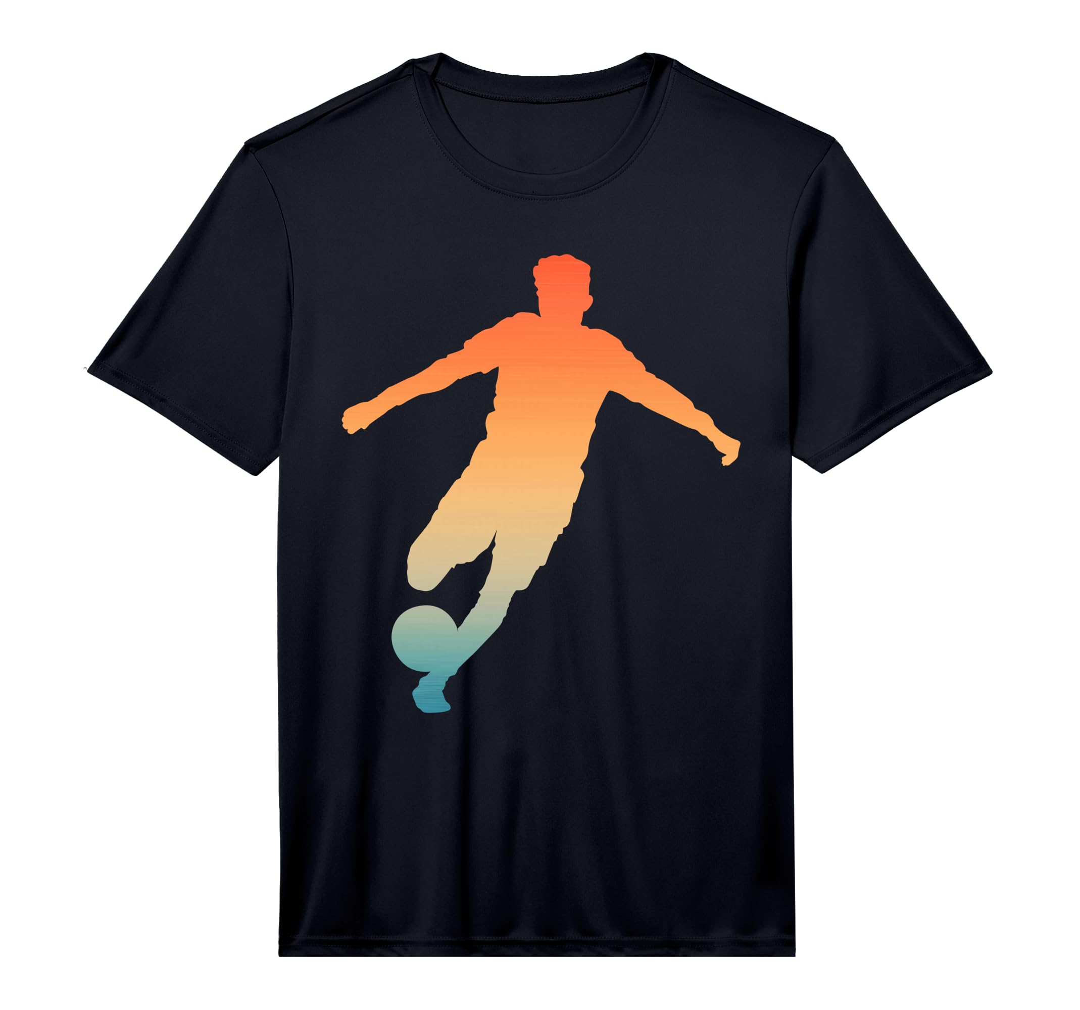 Silhouette Soccer Player Goalkeeper T-Shirt - Unique Graphic for Adults