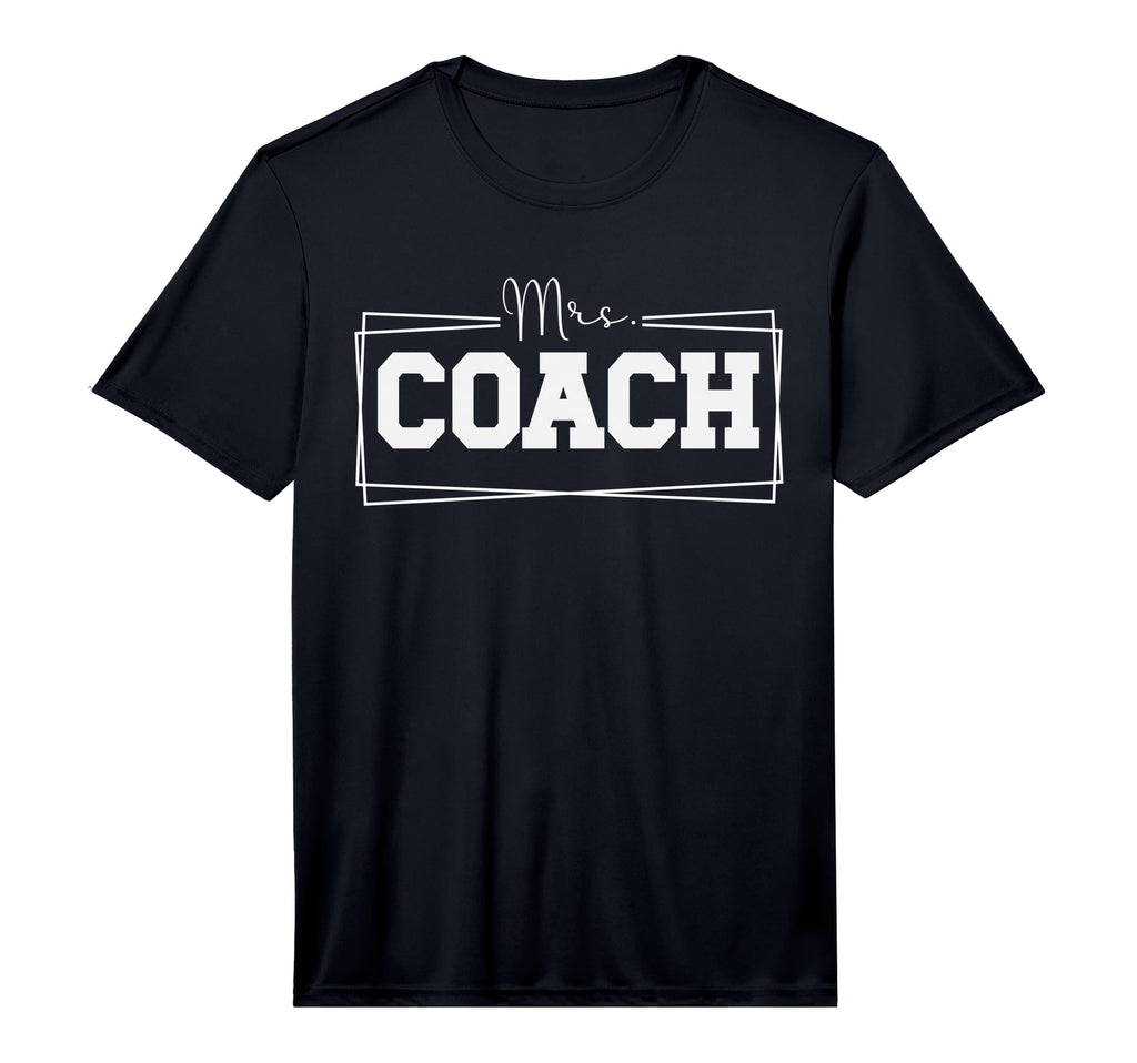 Mens Mrs Coach Soccer Coachs Wife Soccer T-Shirt - Graphic Print Men Women
