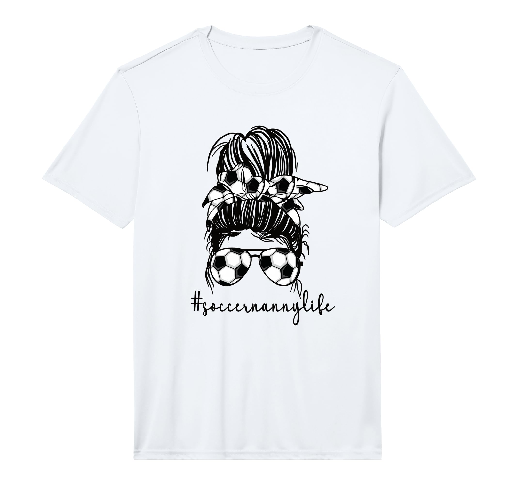 Mens Funny Soccer Nanny Life Soccer T-Shirt - Novelty Apparel Unisex