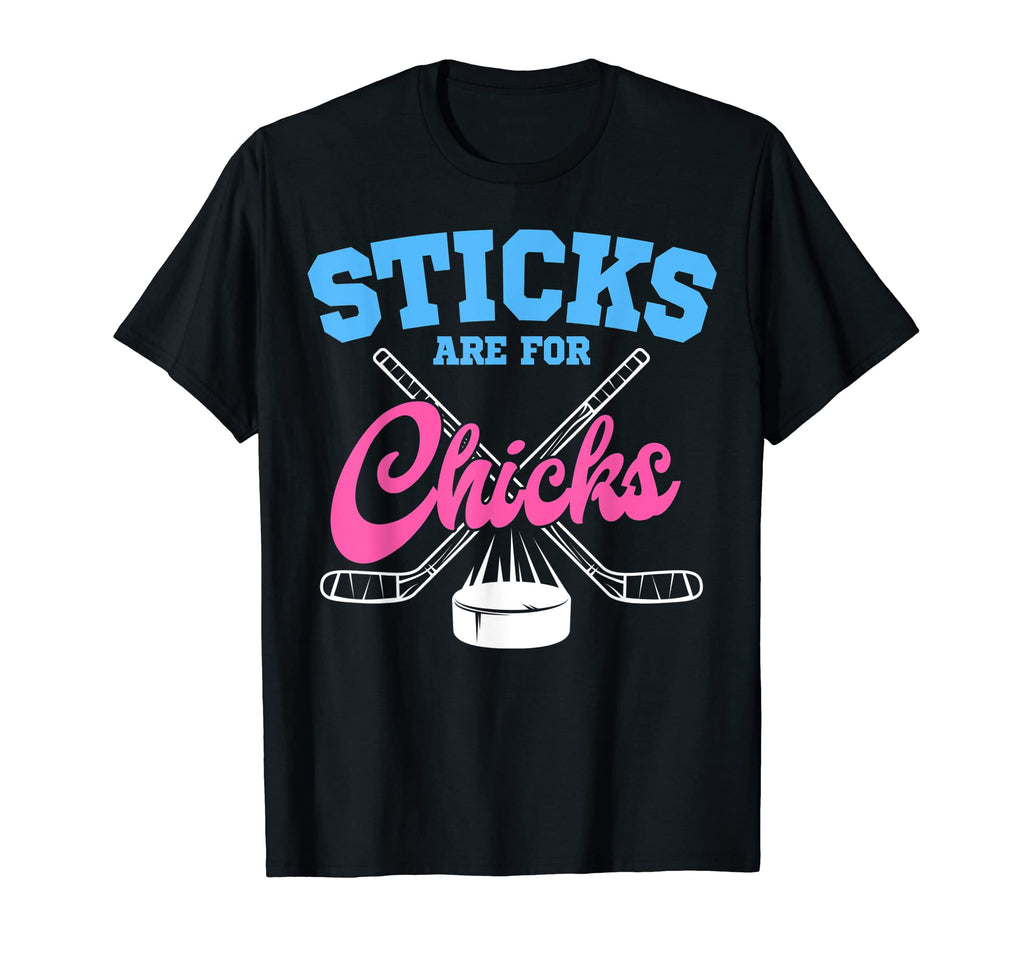 Field Hockey Sticks Chicks Sweeper T-Shirt - Novelty Apparel Unisex