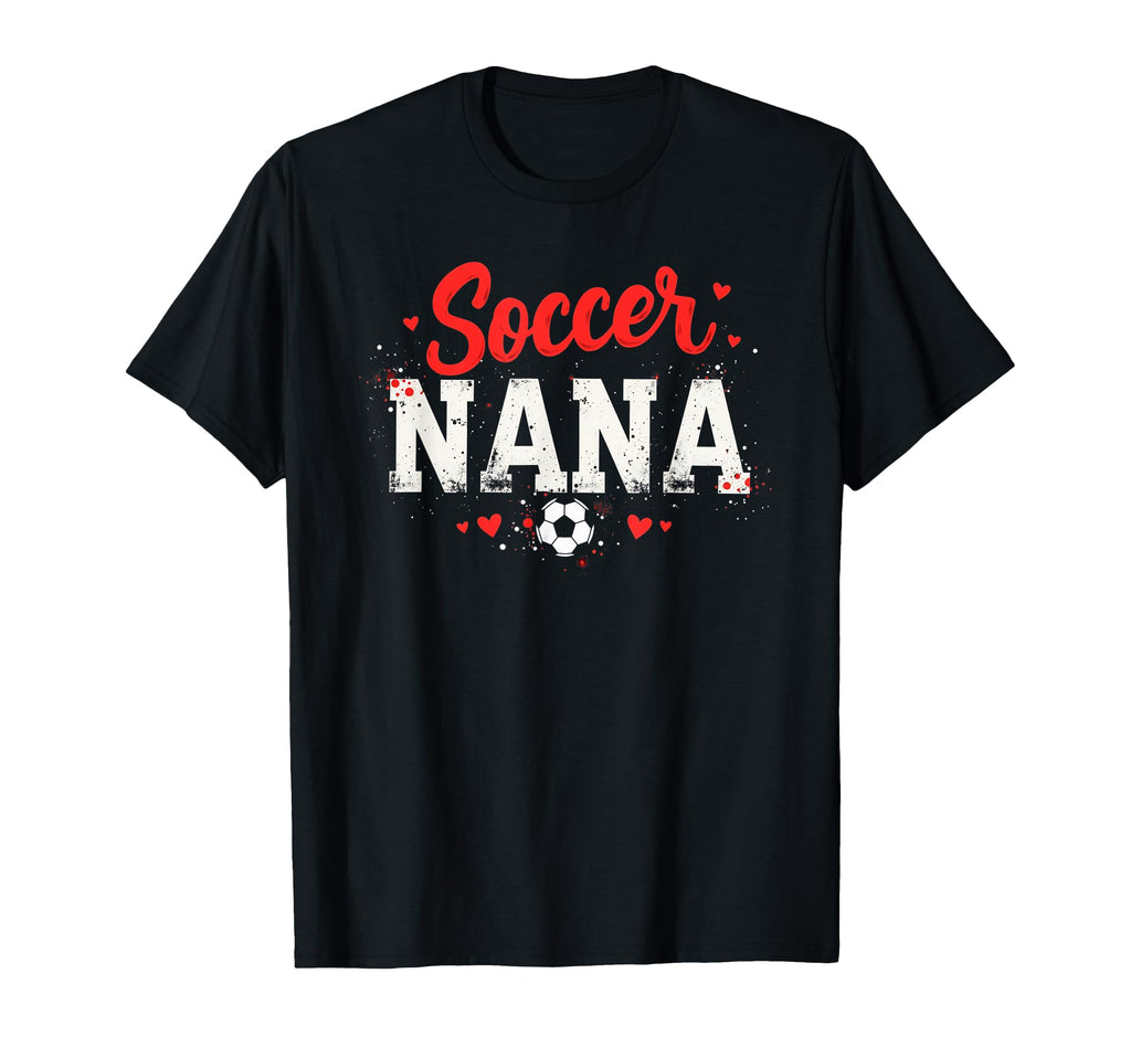 Proud Soccer Nana Funny Grandma T-Shirt - Streetwear Style for Adults
