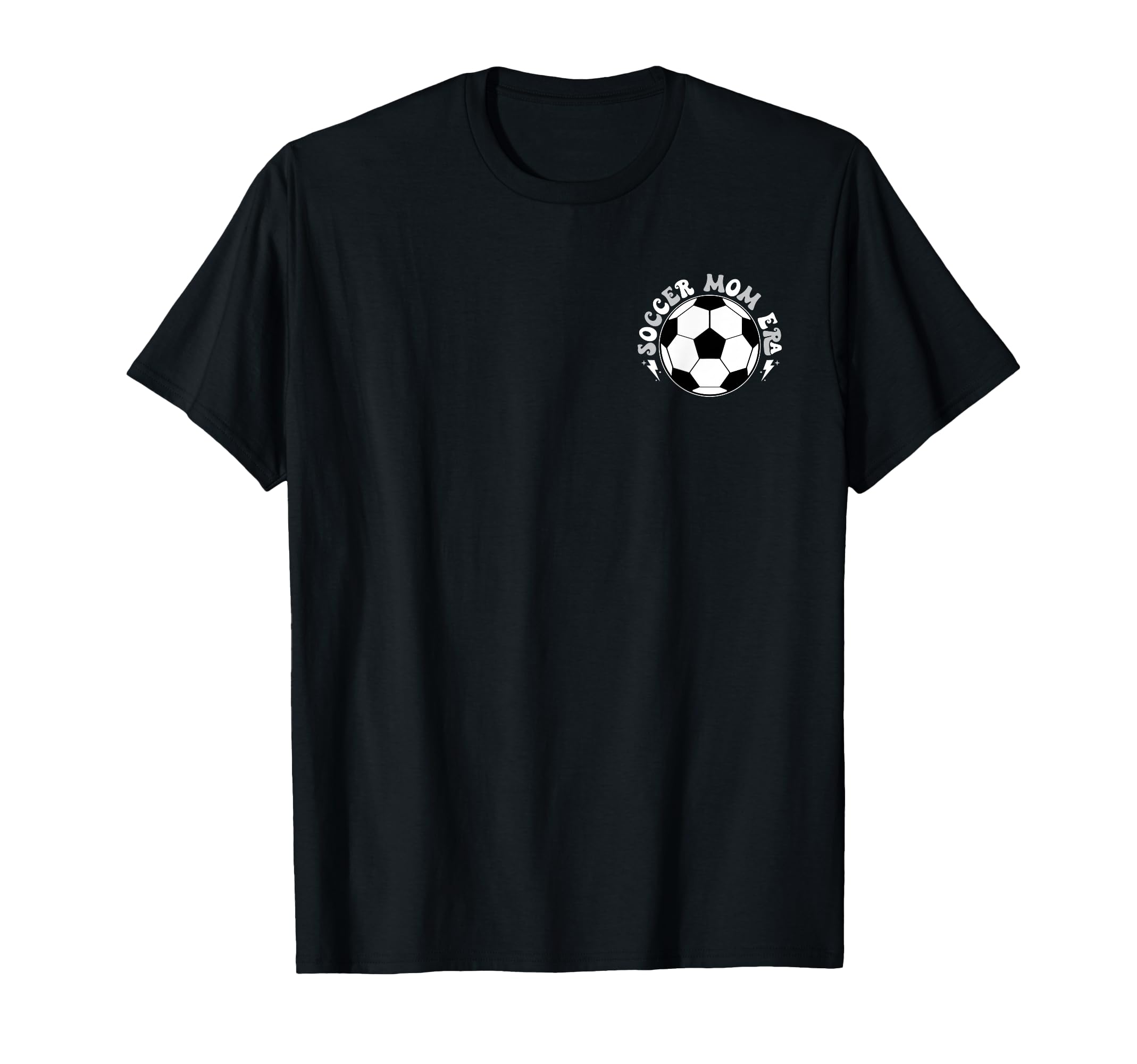 My Soccer Mom Era Groovy 2 Sides T-Shirt - Minimalist Print for Adults