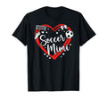 Soccer Mimi Grandma Heart Mimi T-Shirt - Casual Everyday Wear Men Women